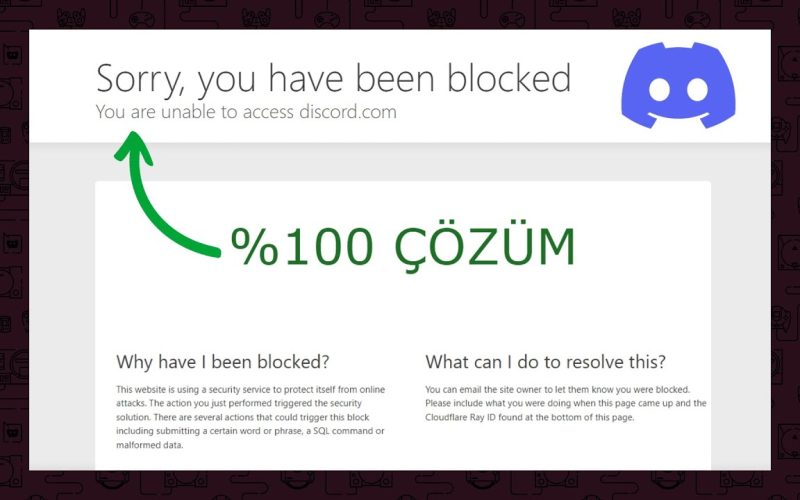 Discord You Have Been Blocked Hatası ve Çözümü