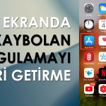 Telefondan Silinen Uygulamaları Görme ve Geri Getirme