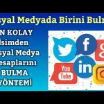 Numaradan Sosyal Medya Hesapları Nasıl Bulunur?