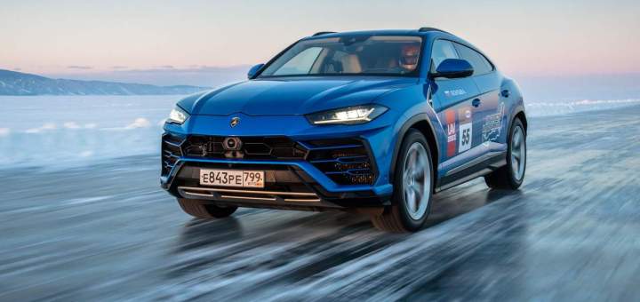 Lamborghini Urus, Donmuş Göldeki Buz Yarışında Hız Rekorunu Kırdı