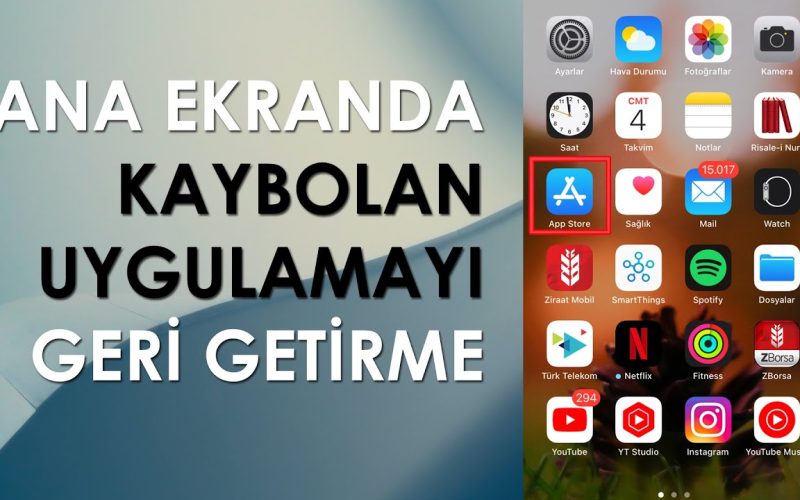 Telefondan Silinen Uygulamaları Görme ve Geri Getirme