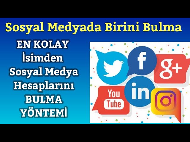 Numaradan Sosyal Medya Hesapları Nasıl Bulunur?